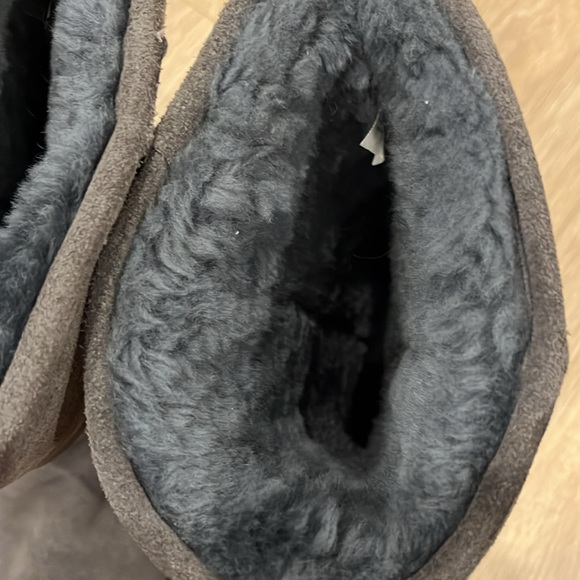 Abound Gray Suede Fur-lined Calf Length Boots - size: 7 - Picture 5 of 6